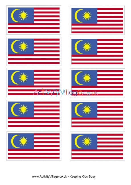 Malaysia flag printable