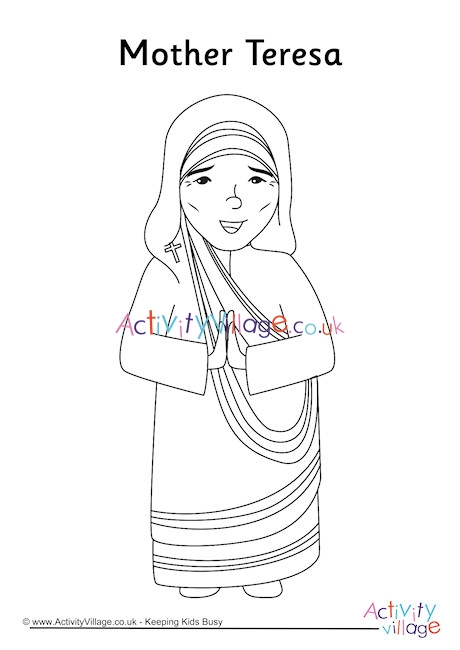 Mother Teresa Drawing by Subarna Laha - Pixels