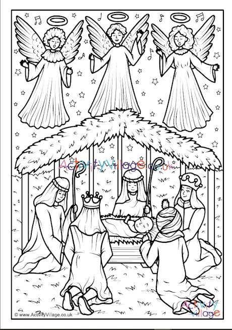 nativity printables