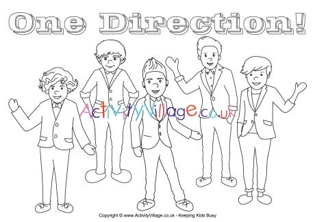 one direction coloring pages harry