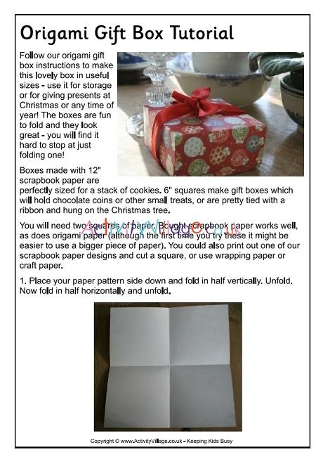 diy gift box tutorial