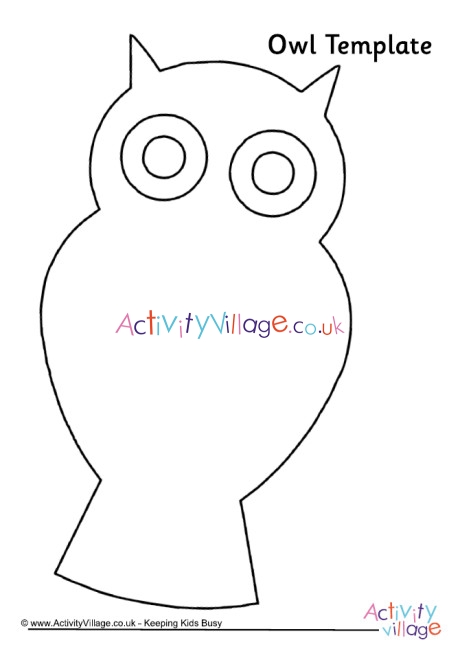 printable owl template for kids