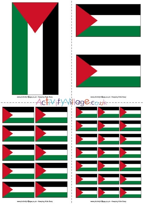 Palestine Flag Printable