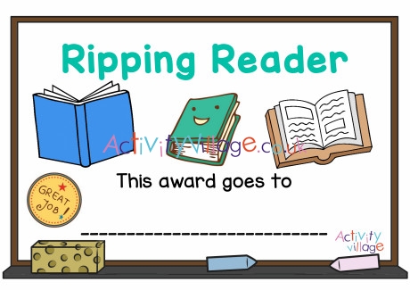 Ripping Reader Certificate
