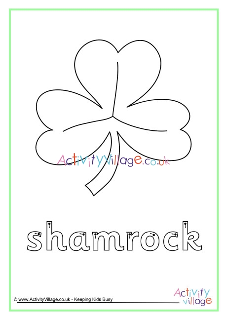 Shamrock Finger Tracing