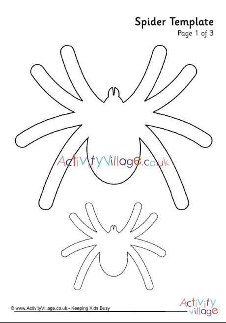 halloween spider cut out