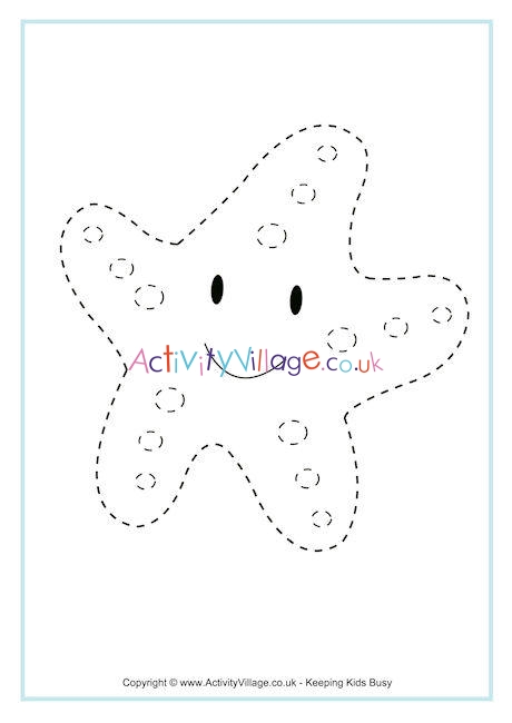 starfish-tracing-page