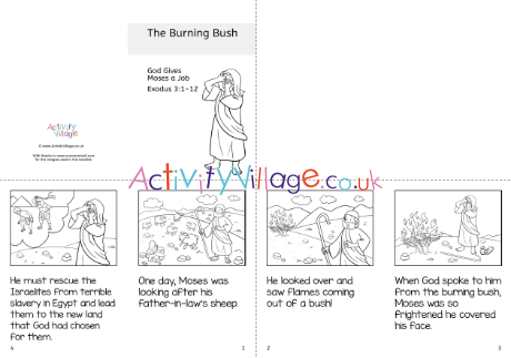 The Burning Bush story booklet