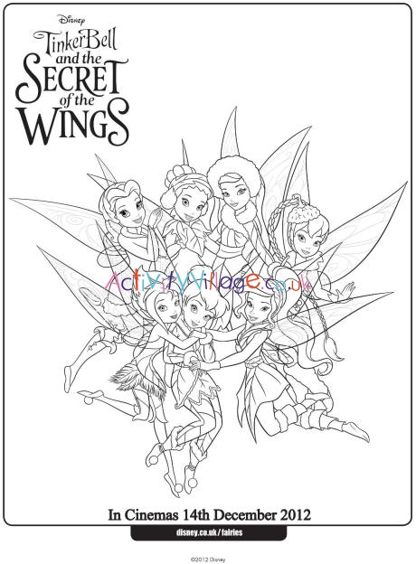 i love tinkerbell coloring pages