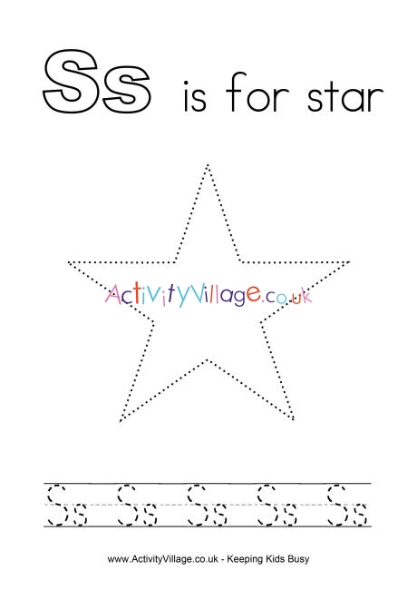 tracing-alphabet-s