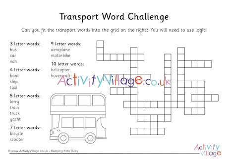 Transport Word Challenge