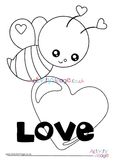 Free Valentine's Day Coloring Pages Printables Activity Village