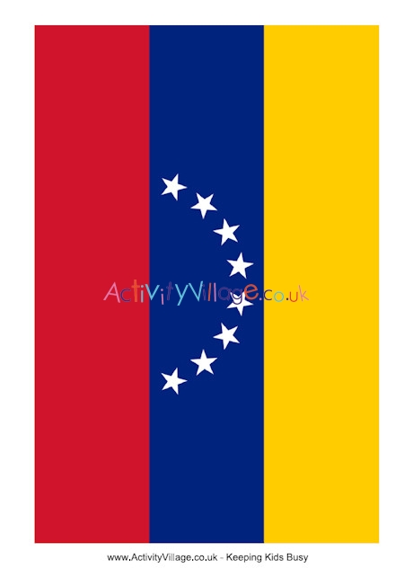 Venezuela Flag Printable