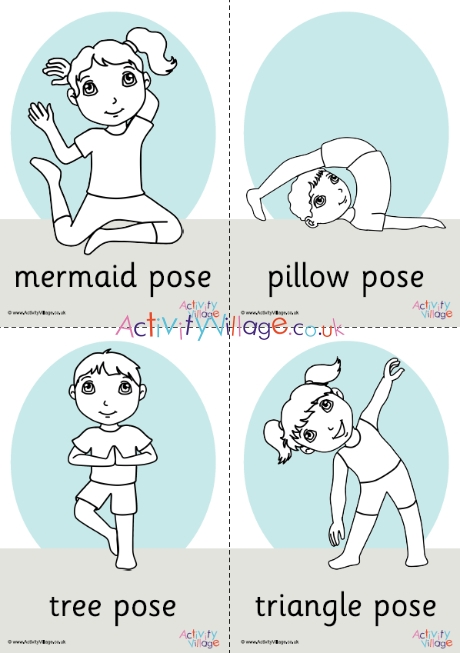 Kids Yoga Clipart Photos, Images and Pictures
