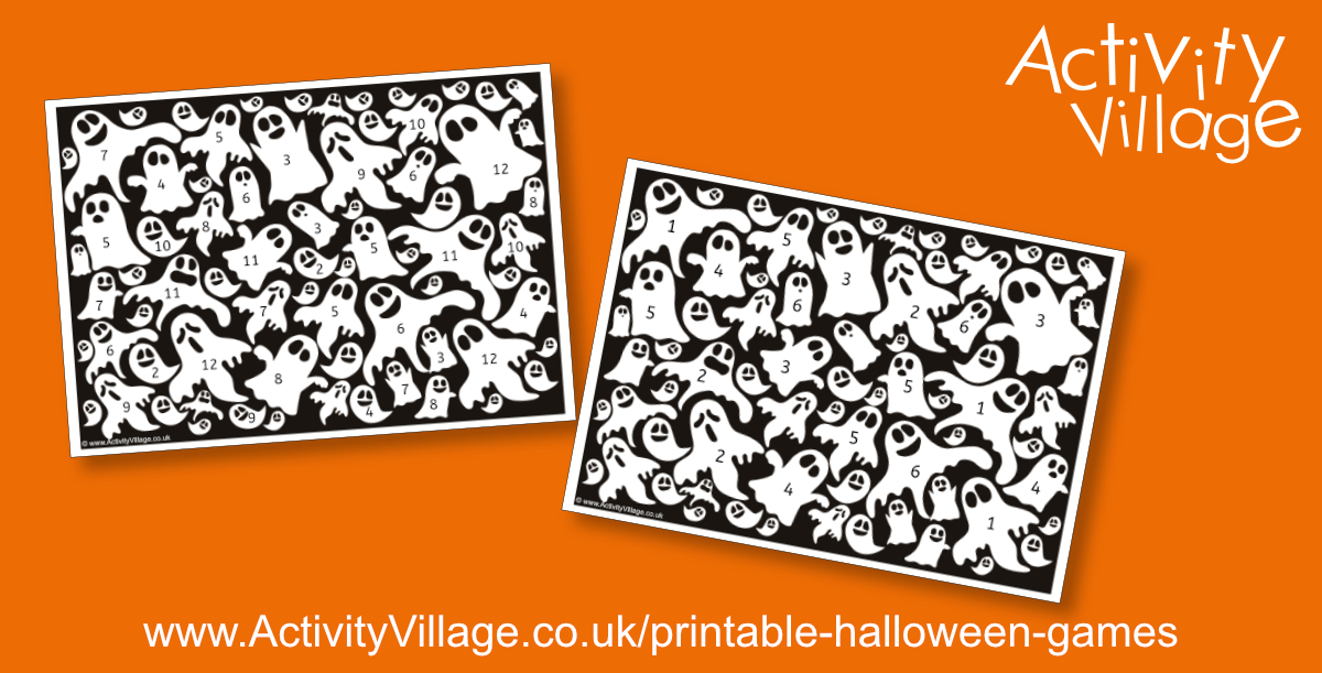 Topping Up Our Collection of Printable Halloween Games